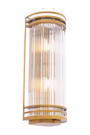 Antique Brass Glass Wall Lamp | Eichholtz Gulf L | Oroatrade.com