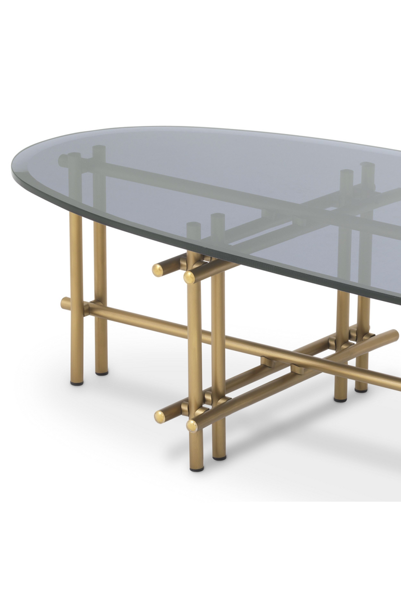 Brass Oval Coffee Table | Eichholtz Proximity |