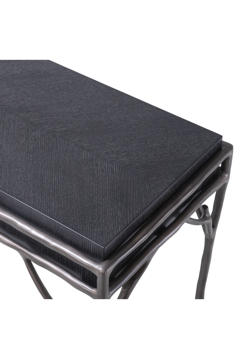 Charcoal Gray Oak Console Table | Eichholtz Premier | OROA TRADE