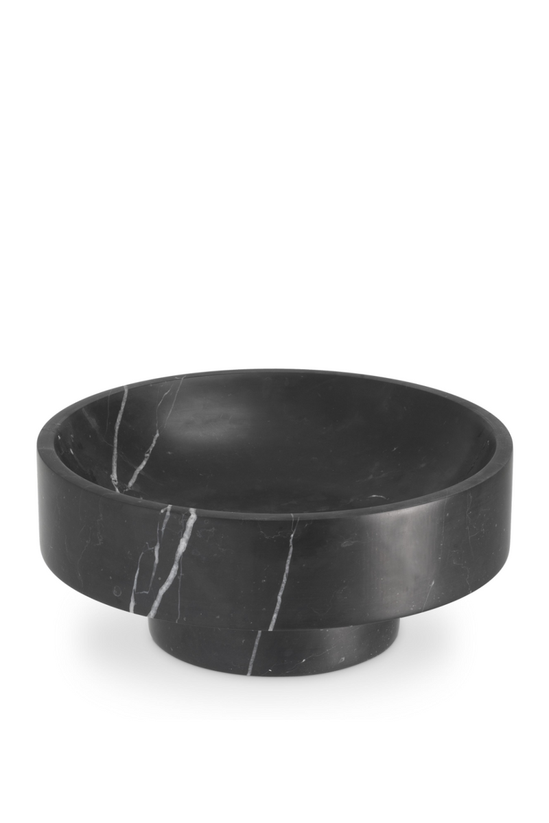 Black Marble Decorative Bowl | Eichholtz Santiago | OROA TRADE
