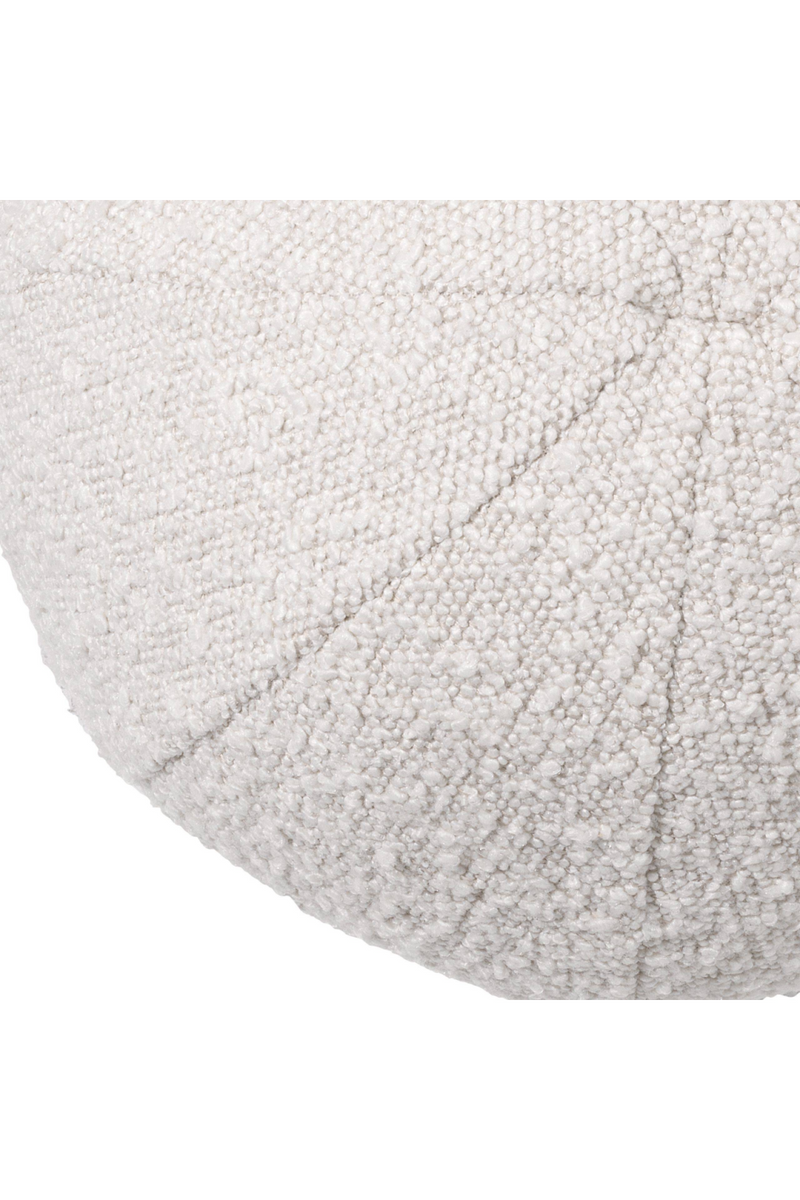 Bouclé Cream Ball Shaped Pillow | Eichholtz Palla S | Oroatrade.com