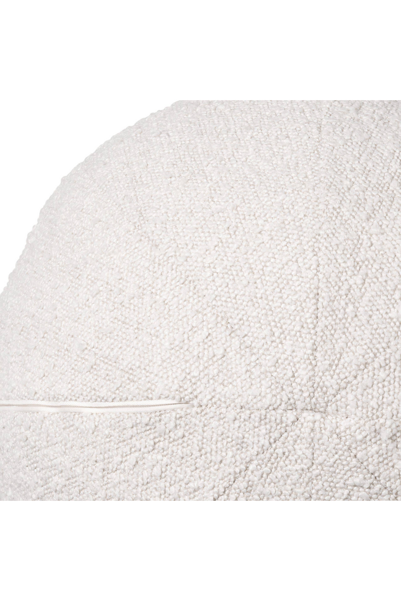 Bouclé Cream Ball Shaped Pillow | Eichholtz Palla L | Oroatrade.com