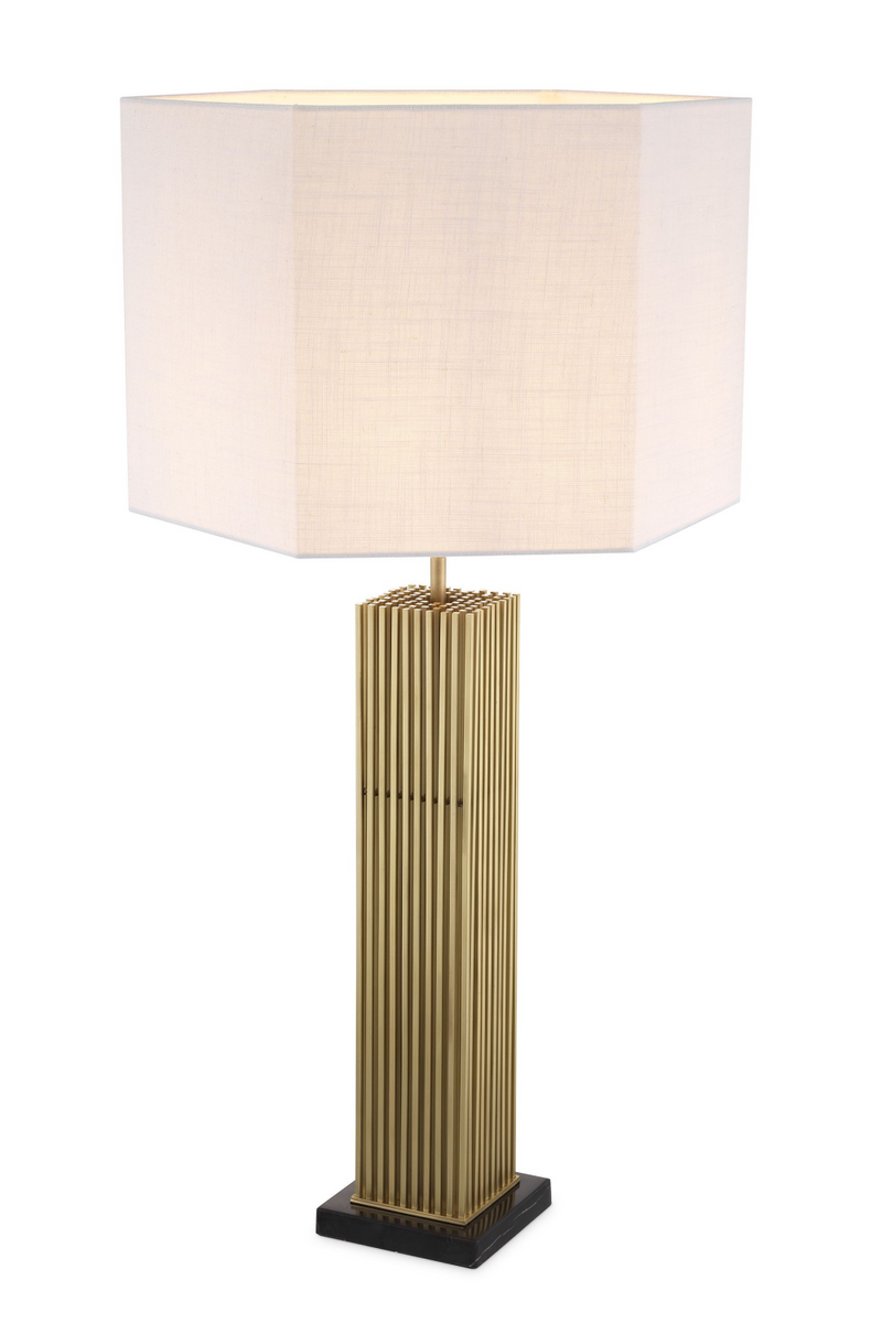 Brass Black Marble Table Lamp | Eichholtz Viggo | OROA TRADE