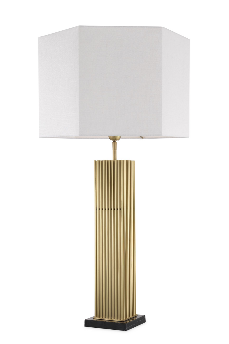 Brass Black Marble Table Lamp | Eichholtz Viggo | OROA TRADE