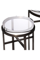 Round Glass Side Tables (2) | Eichholtz Hoxton | Oroatrade.com
