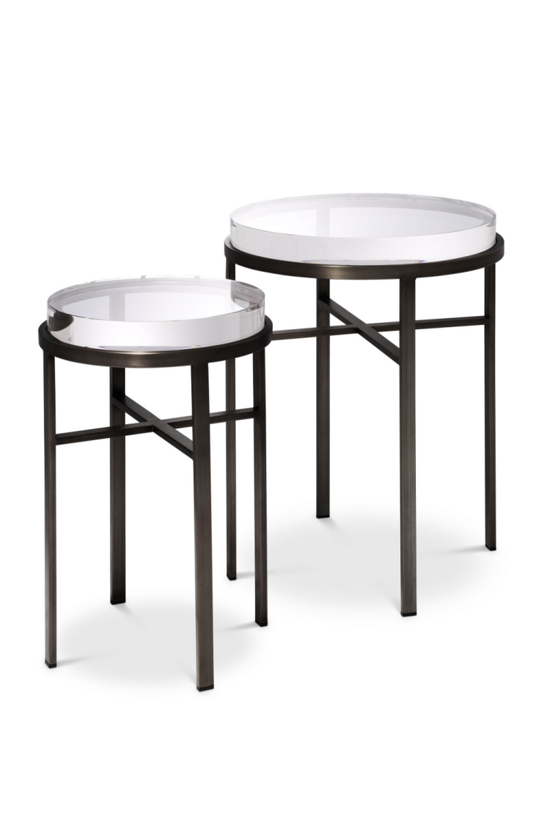 Bronze Side Table Set (2) | Eichholtz Hoxton | Oroatrade.com