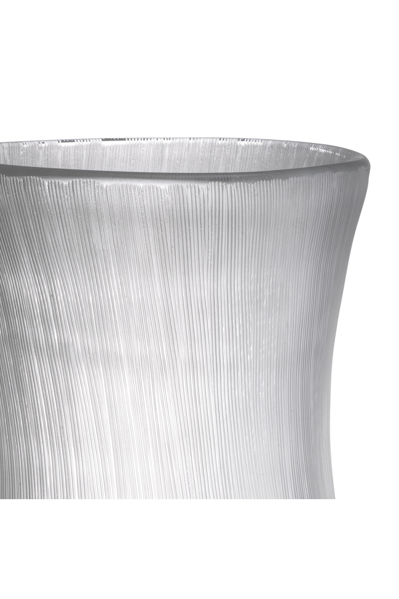 Clear Hand Blown Glass Vase | Eichholtz Thiara | OROA TRADE