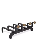 Black Modern Andiron | Eichholtz Brinon | Oroatrade.com