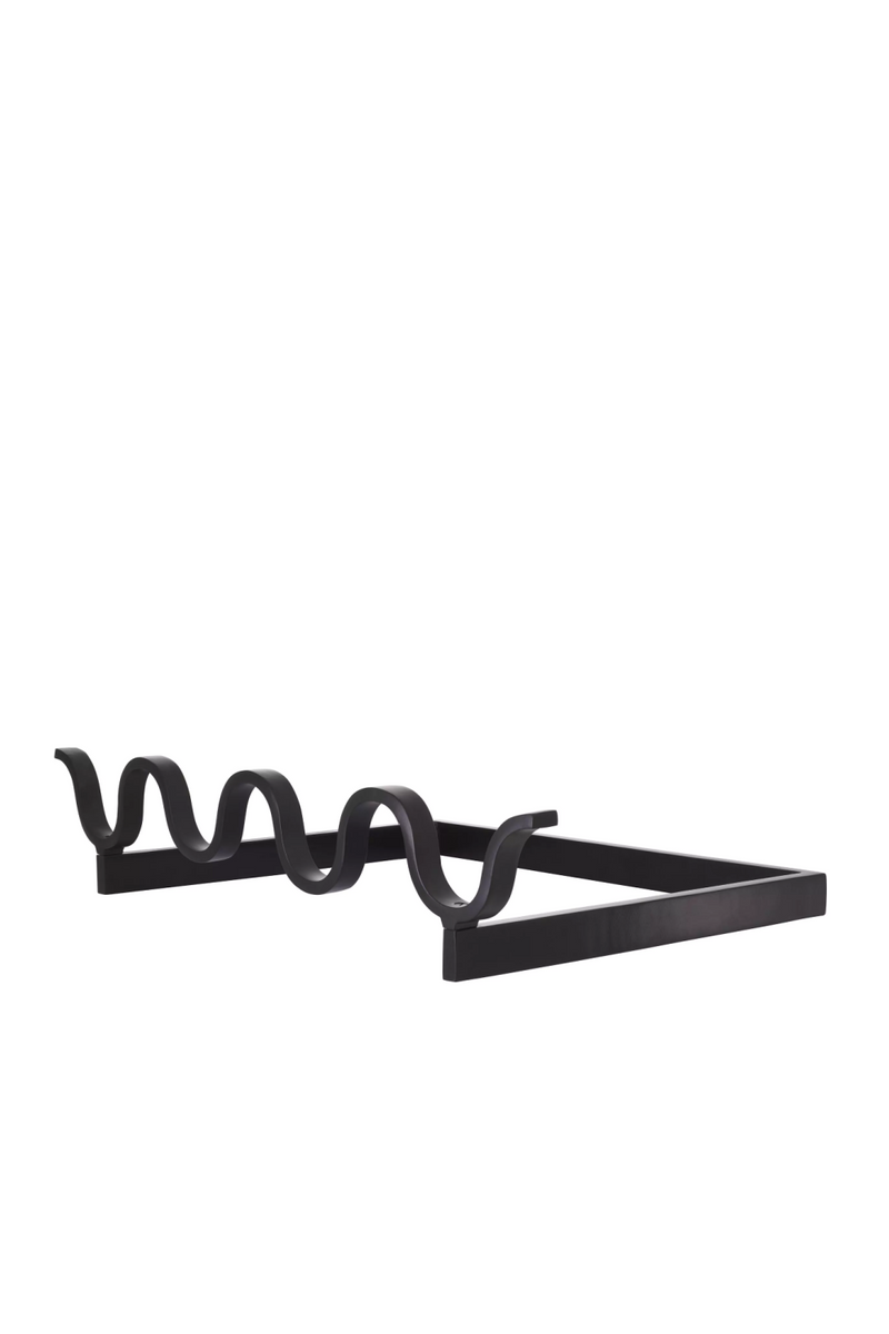 Black Minimalist Andiron | Eichholtz Barlieu | Oroatrade.com