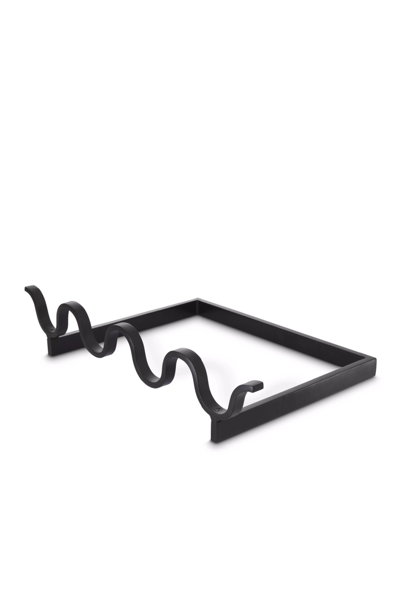 Black Minimalist Andiron | Eichholtz Barlieu | Oroatrade.com