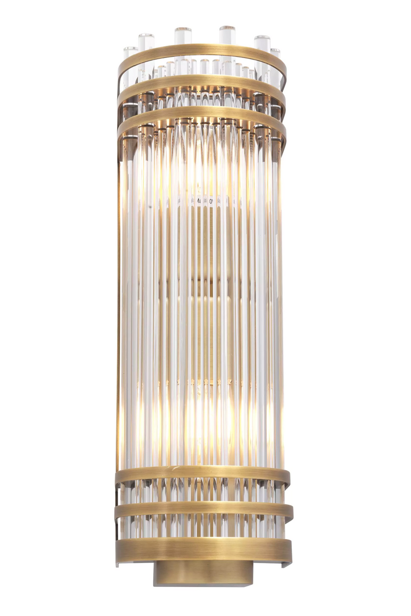 Brass Glass Wall Lamp S | Eichholtz Gulf | Oroatrade.com