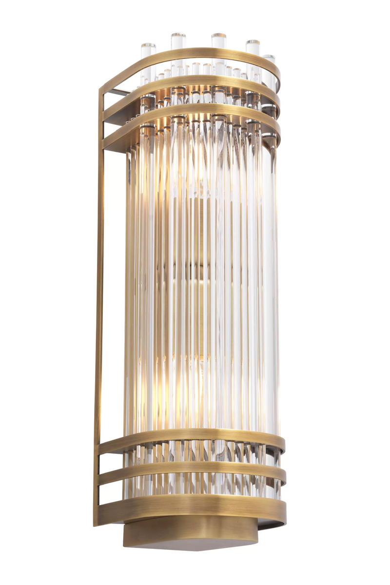 Brass Glass Wall Lamp S | Eichholtz Gulf | Oroatrade.com