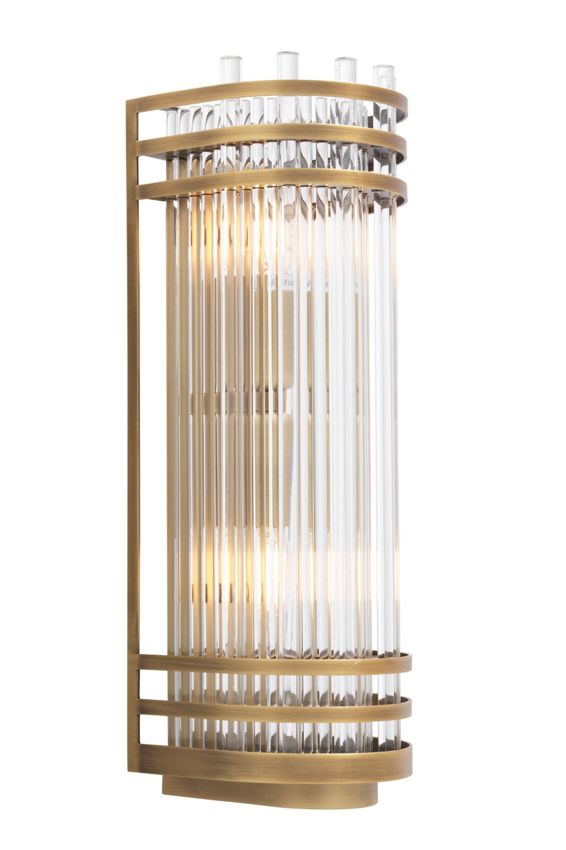 Brass Glass Wall Lamp S | Eichholtz Gulf | Oroatrade.com