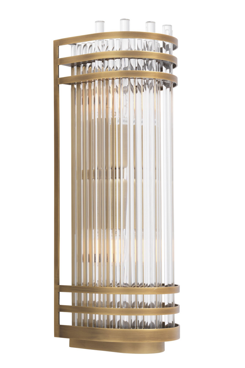 Brass Glass Wall Lamp S | Eichholtz Gulf | Oroatrade.com
