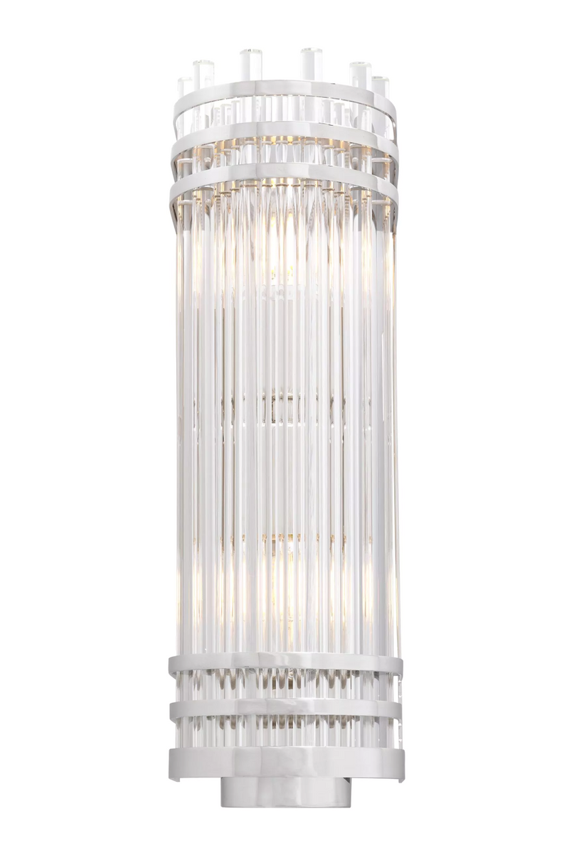 Silver Glass Wall Lamp S | Eichholtz Gulf | Oroatrade.com