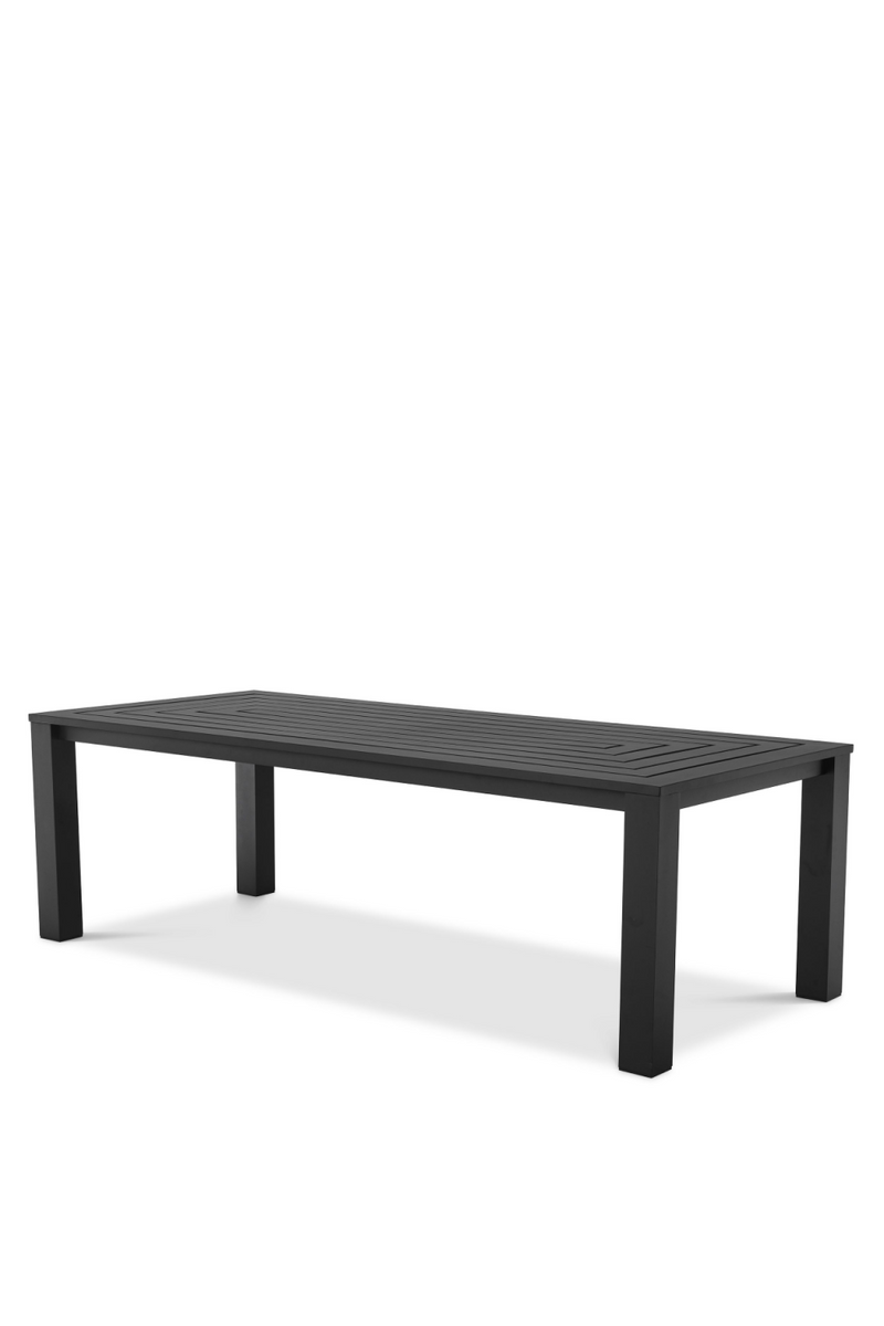 Black Rectangular Outdoor Dining Table | Eichholtz Vistamar | OROATRADE.com
