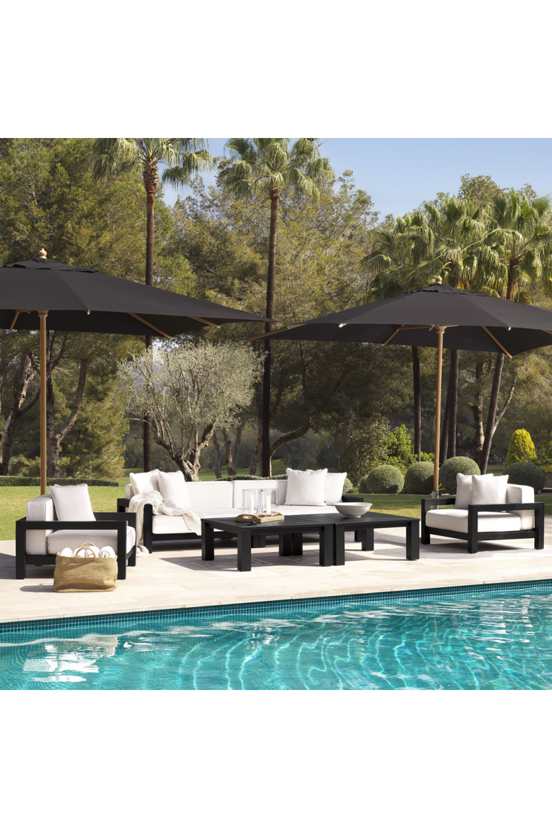 Black Beige Sunbrella Outdoor Sofa | Eichholtz Cap-Antibes | OROA TRADE