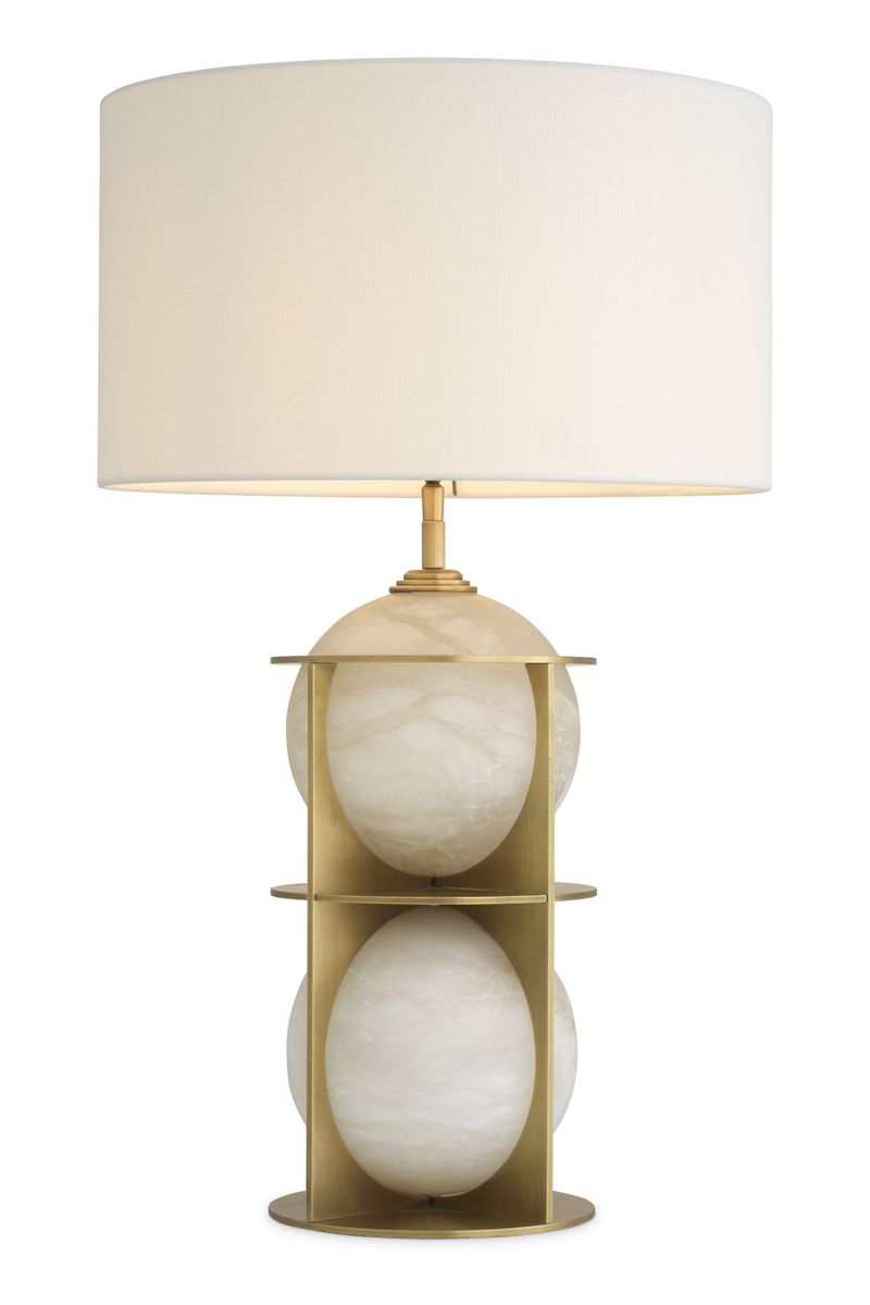 Round Alabaster Table Lamp | Eichholtz Eternity | Oroatrade.com