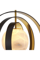 Gold Ringed Alabaster Chandelier | Eichholtz Pearl | OROA TRADE