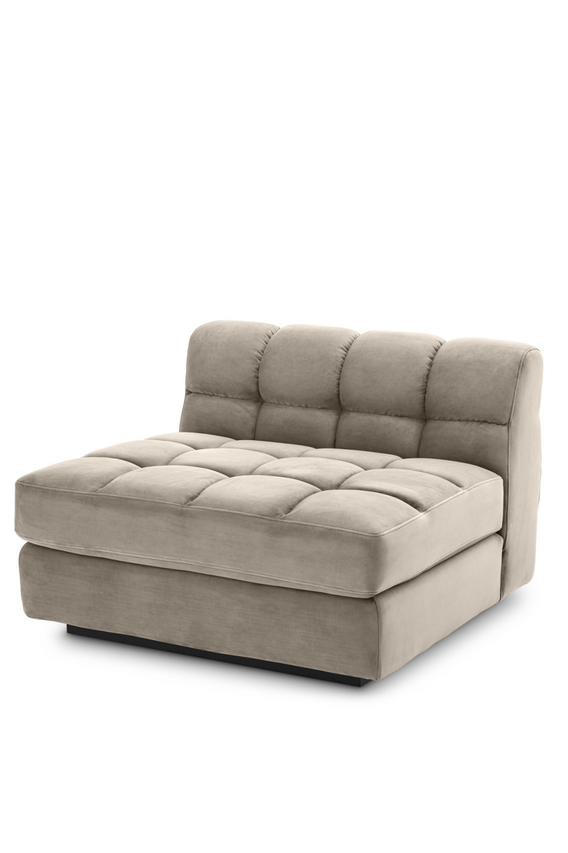 Greige Velvet Modular Sofa | Eichholtz Dean | Oroatrade.com