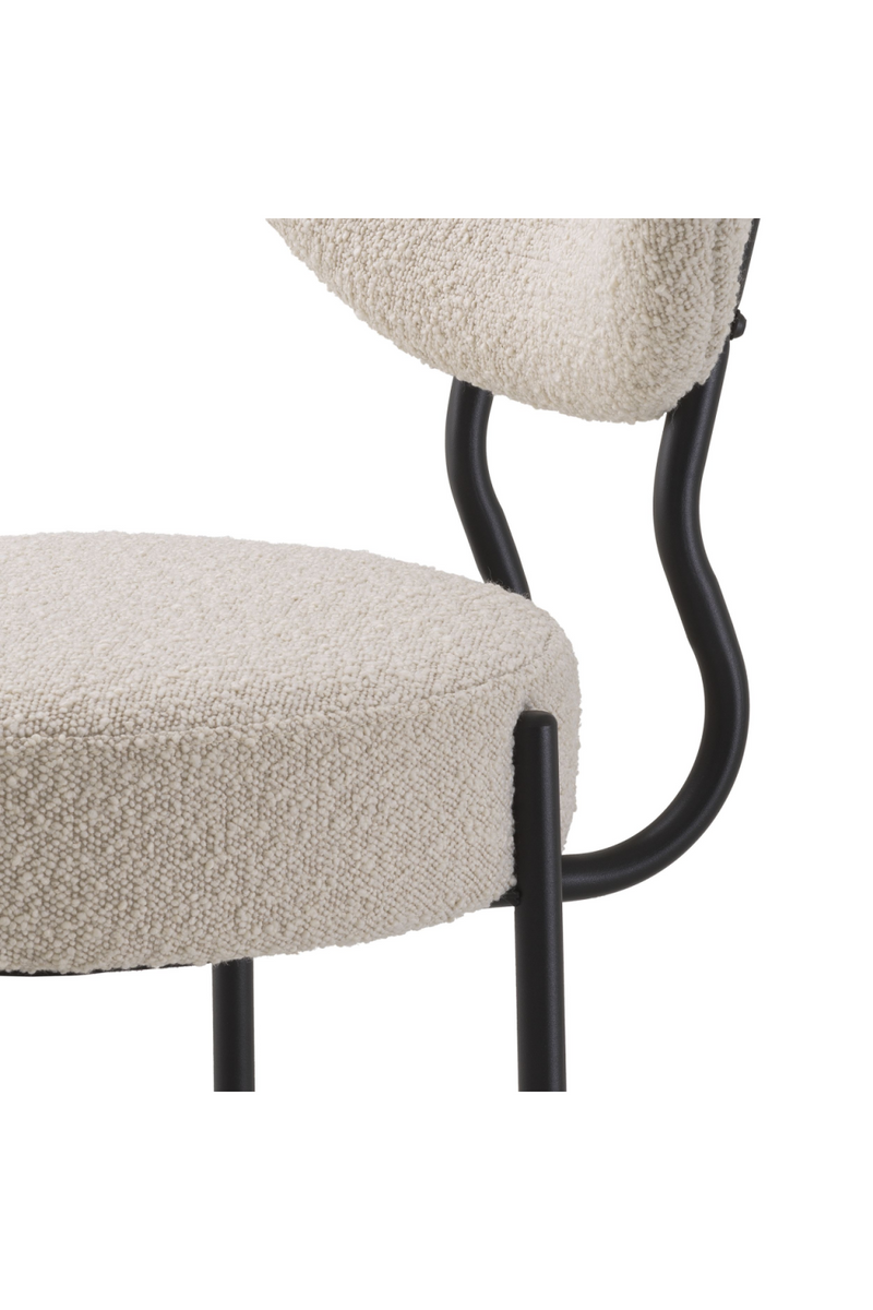 Cream Bouclé Dining Chairs (2) | Eichholtz Vicq  | Oroatrade.com