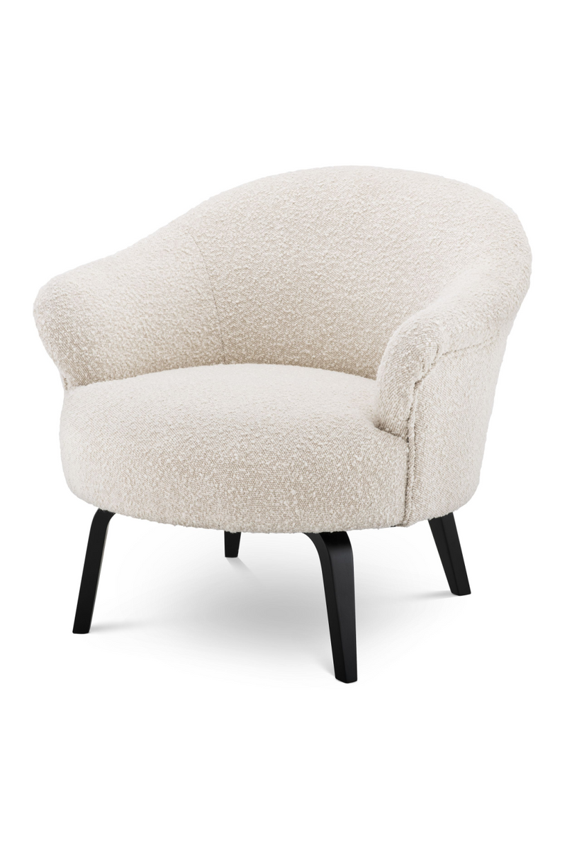 Cream Bouclé Bentwood Leg Accent Chair | Eichholtz Moretti | Oroatrade
