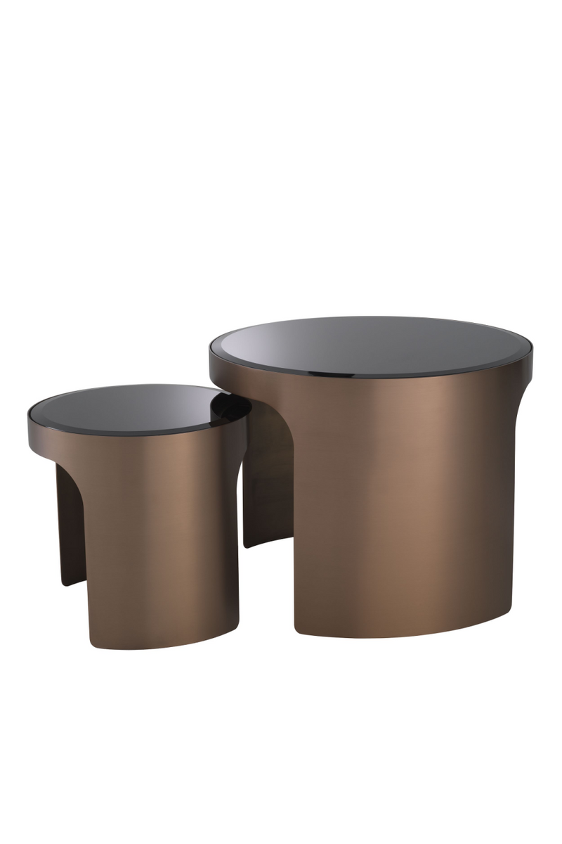 Round Copper Side Table Set (2) | Eichholtz Piemonte | Oroatrade.com