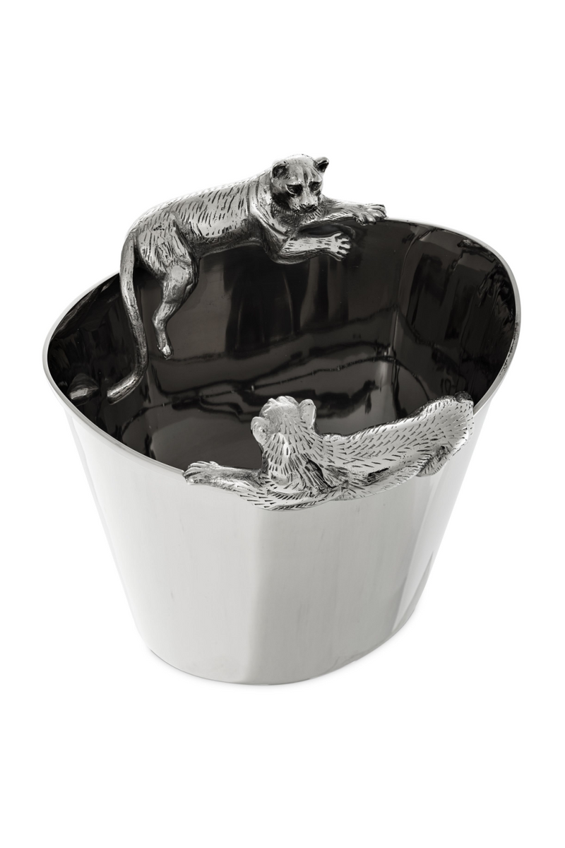 Silver Puma Wine Cooler | Eichholtz Jordan |