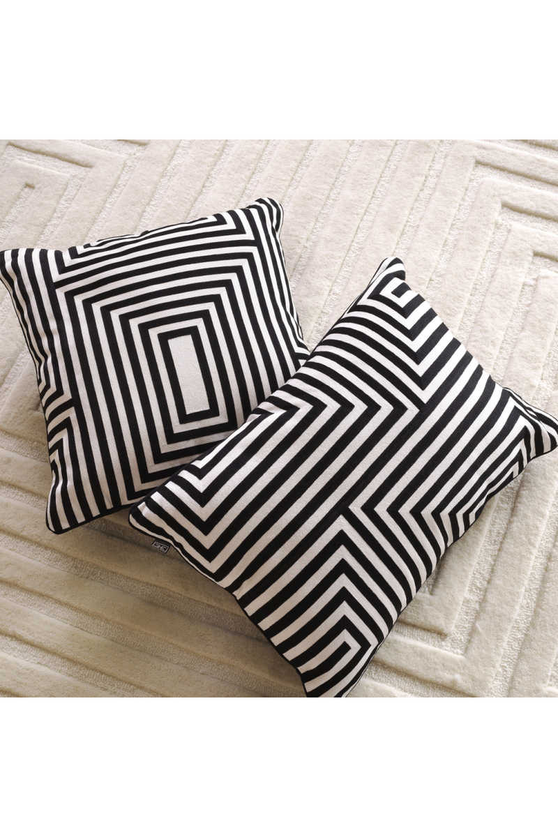 Black & White Rectangular Pillow | Eichholtz Spray | Oroatrade.com