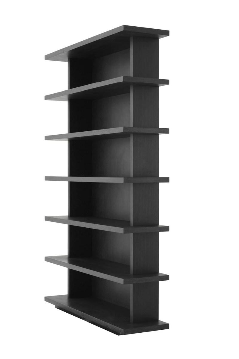 Charcoal Gray Oak Bookcase | Eichholtz Malibu | OROATRADE.com