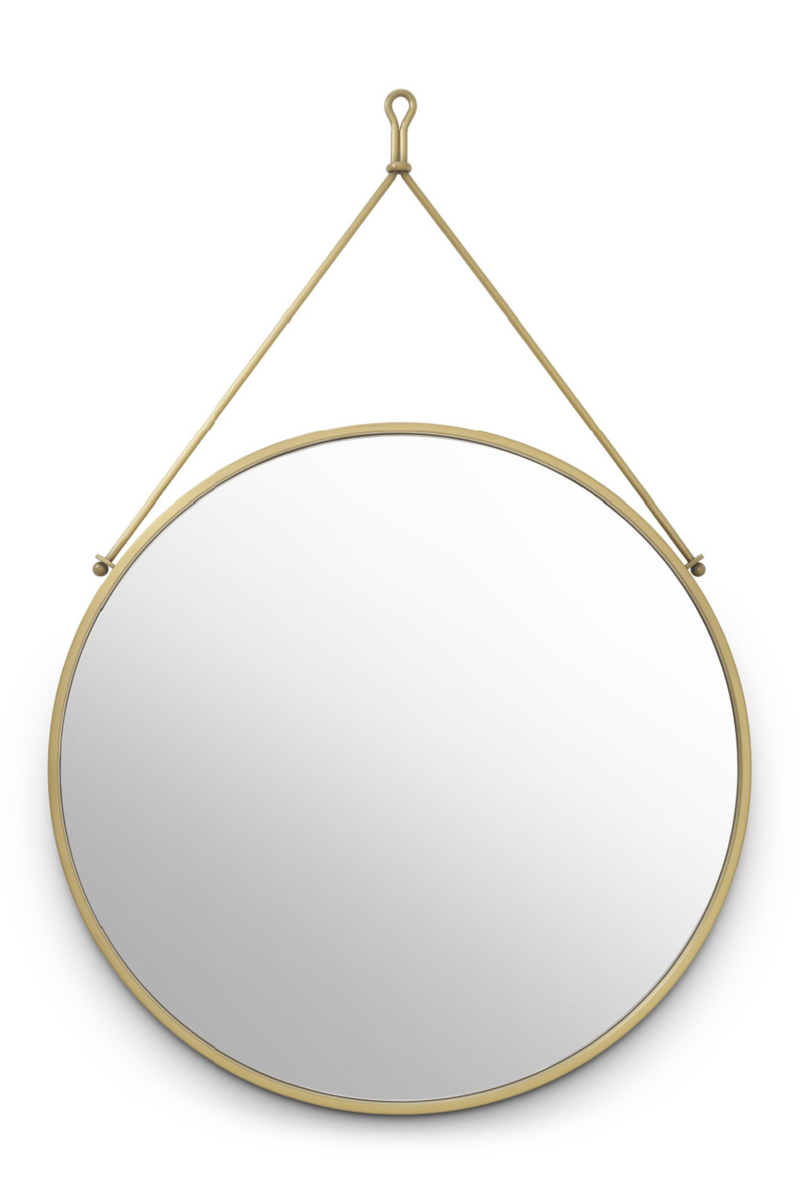 Round Brass Hanging Mirror | Eichholtz Morongo | OROA TRADE