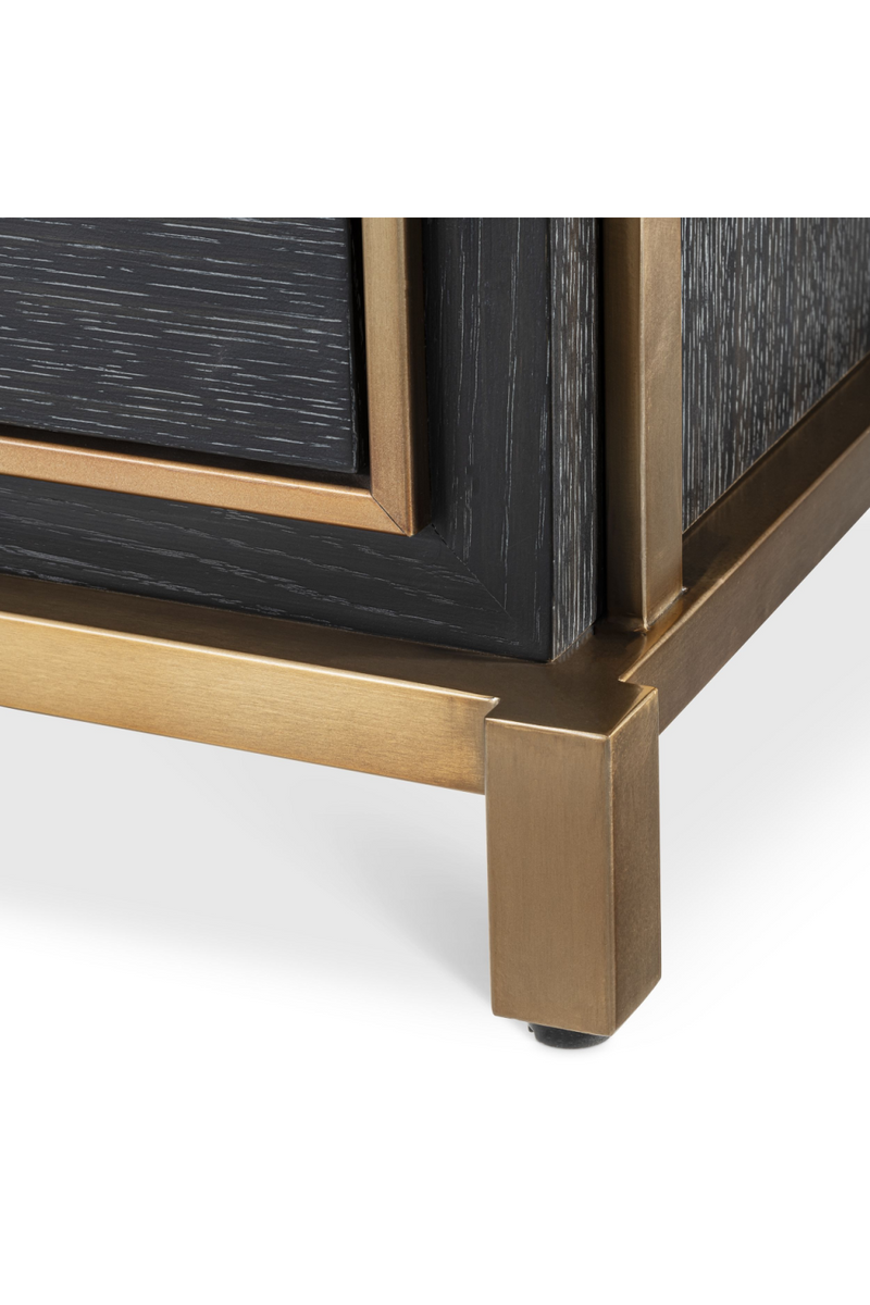 Charcoal Oak Bedside Table | Eichholtz Hazel | OROA TRADE