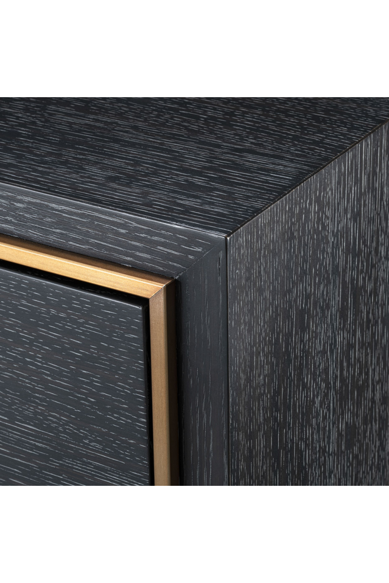 Charcoal Oak Bedside Table | Eichholtz Hazel | OROA TRADE