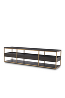 Mocha Straight Oak TV Cabinet | Eichholtz Parker - L | OROA TRADE
