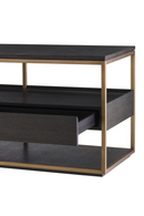 Mocha Straight Oak TV Cabinet | Eichholtz Parker - L | OROA TRADE