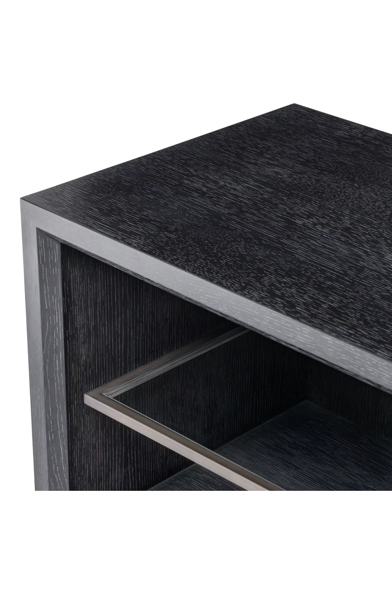 Black Wooden Modern TV Cabinet | Eichholtz Hennessey | OROATRADE.com