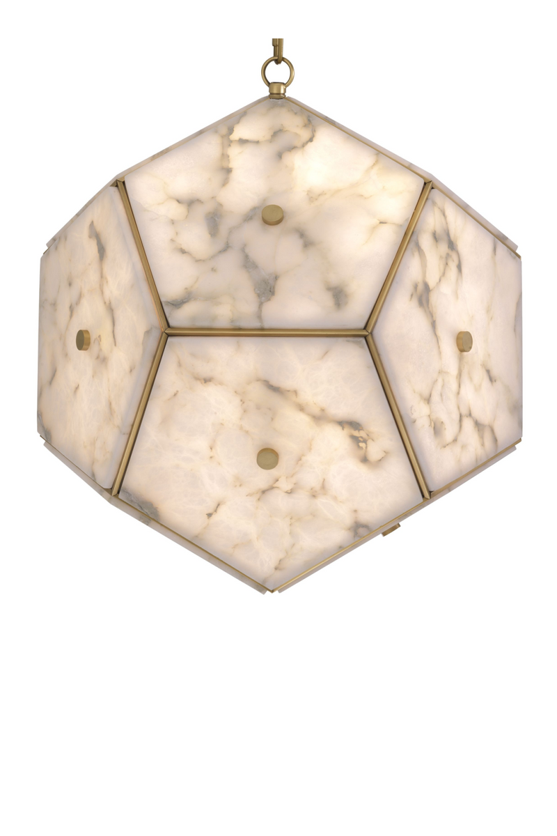 Pentagonal Alabaster Lantern | Eichholtz Gallo | OROATRADE.com