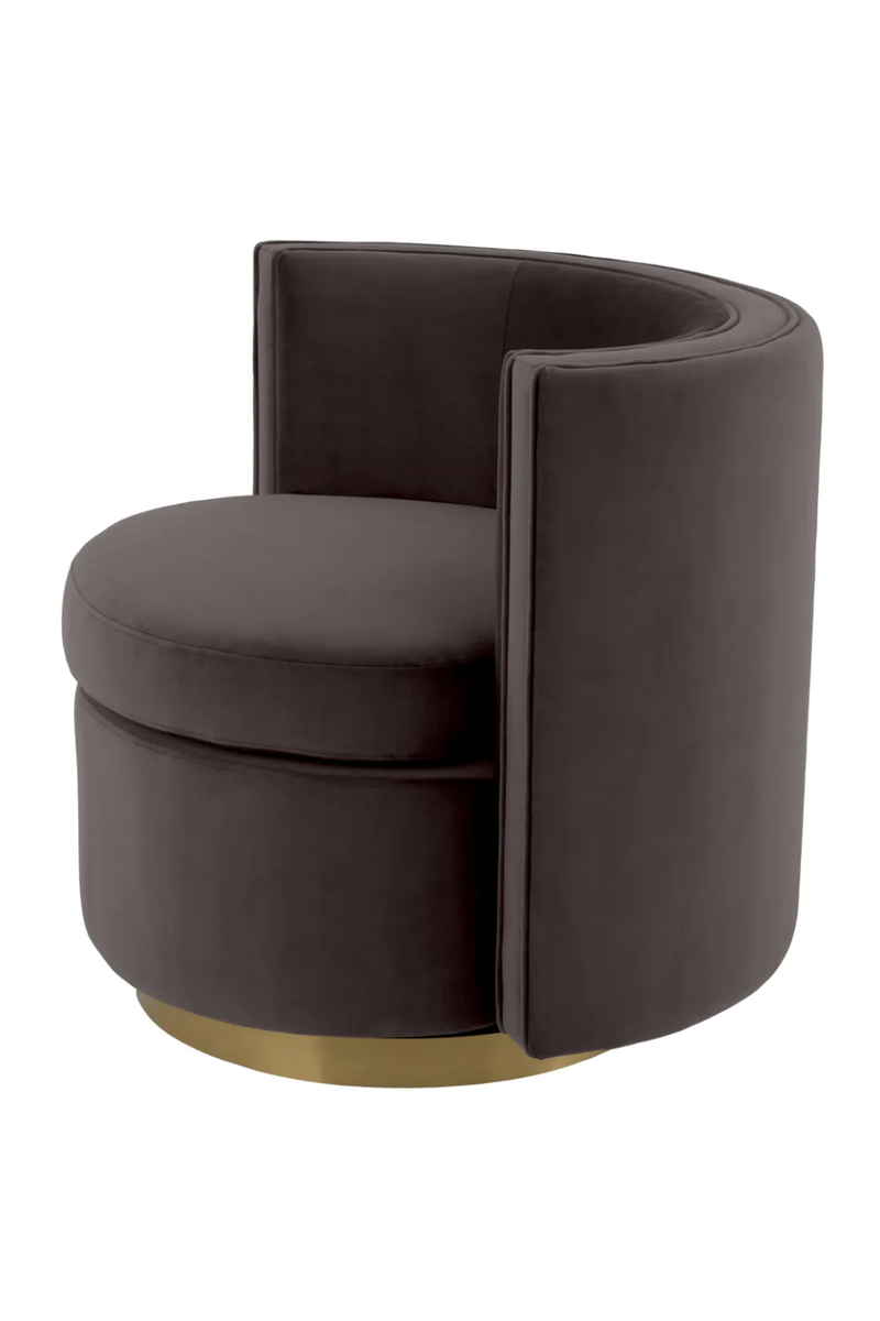 Curved Swivel Chair | Eichholtz Amanda | Oroatrade.com