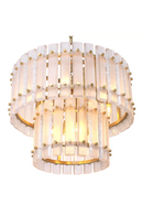 Frosted Glass Plates Chandelier | Eichholtz Blason | OROA TRADE