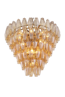 Diamond Amber Glass Chandelier | Eichholtz Benini | Oroatrade.com