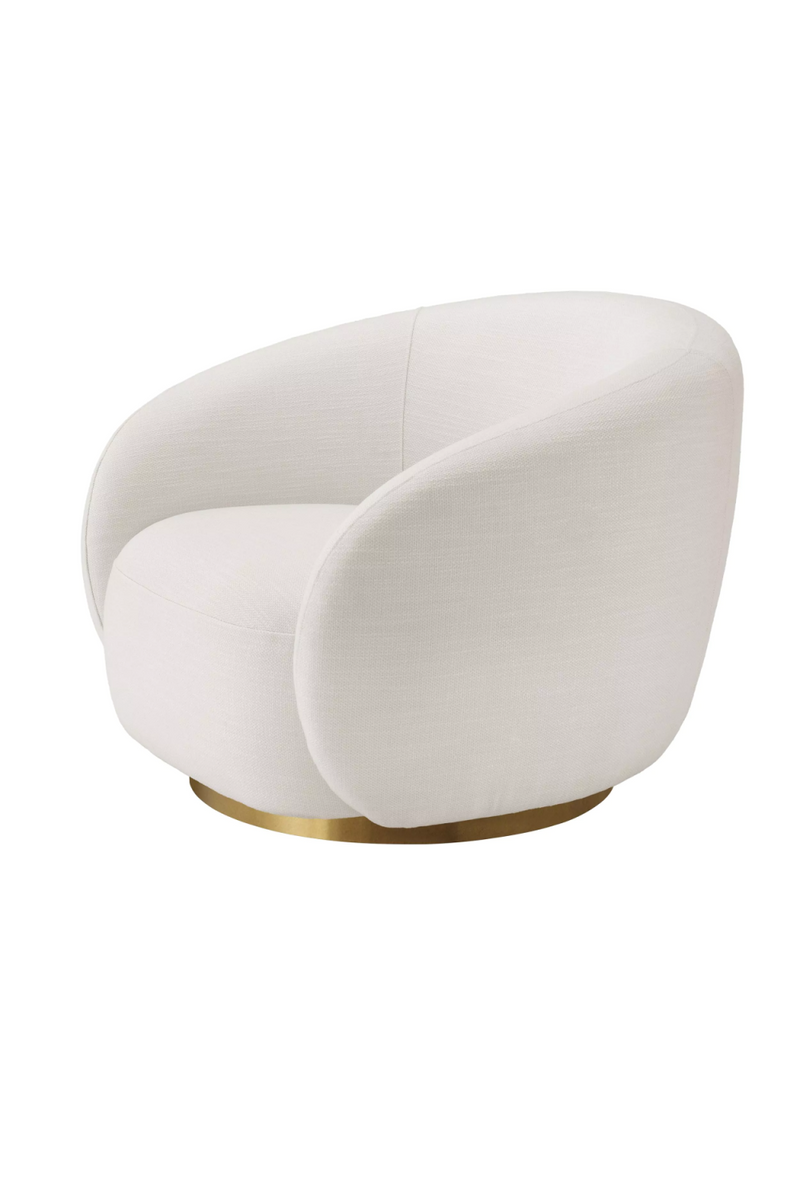 Round Upholstered Swivel Chair | Eichholtz Brice | Oroatrade.com