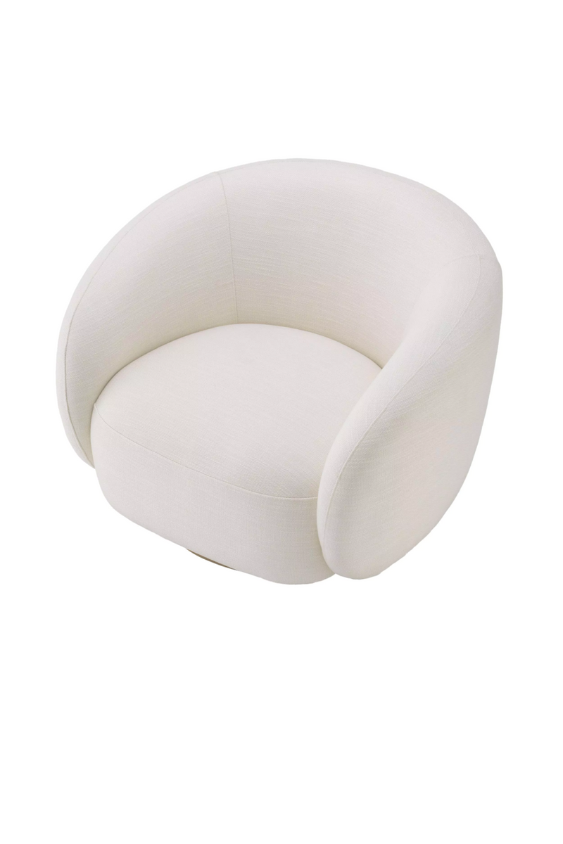 Round Upholstered Swivel Chair | Eichholtz Brice | Oroatrade.com