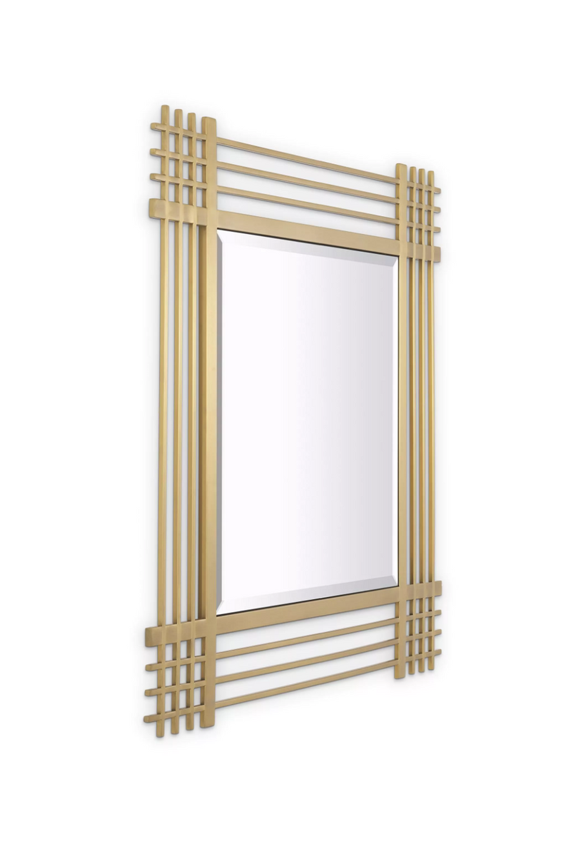 Square Brass Framed Accent Mirror | Eichholtz Pierce | OROATRADE.com