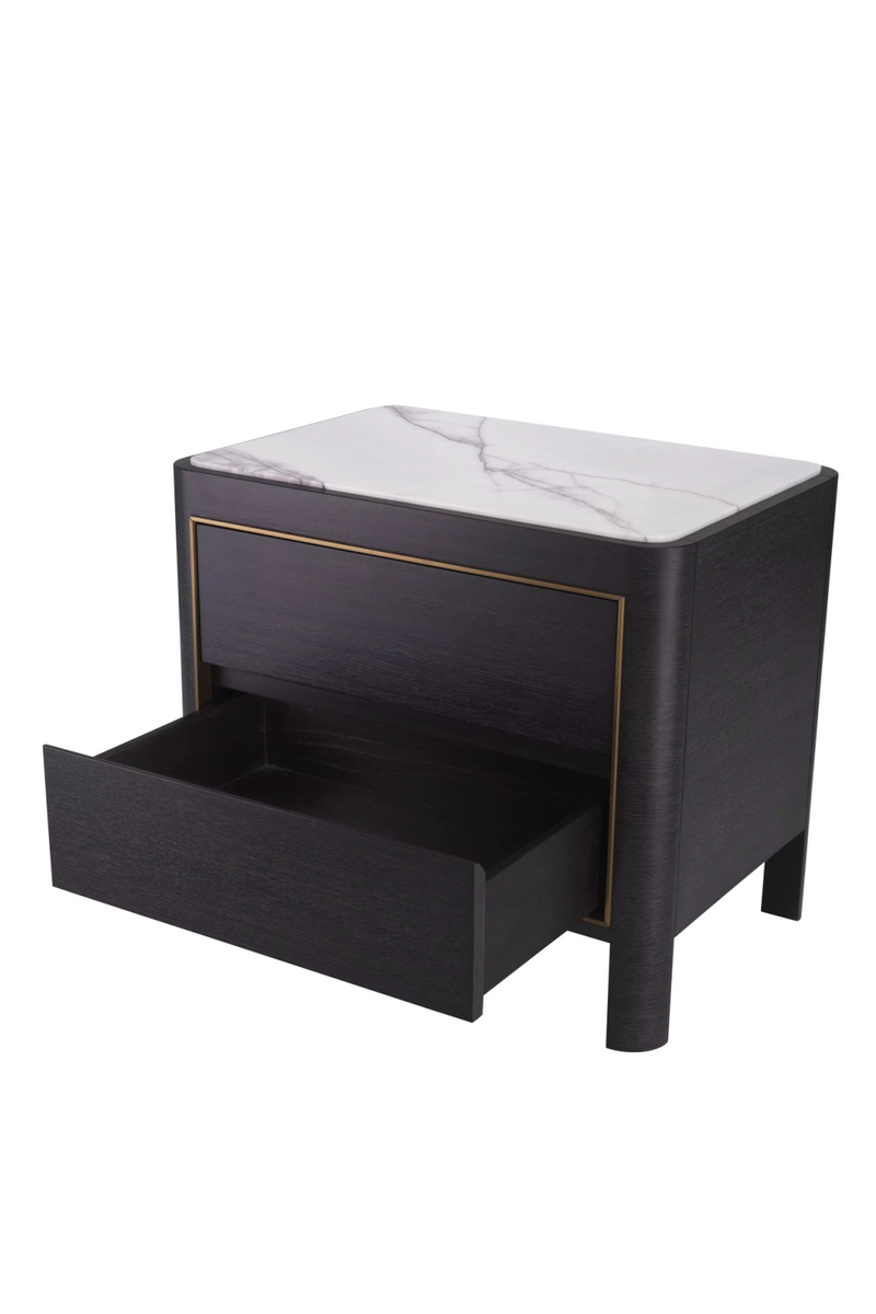 Charcoal Gray Bedside Table | Eichholtz Corazon | Oroatrade.com