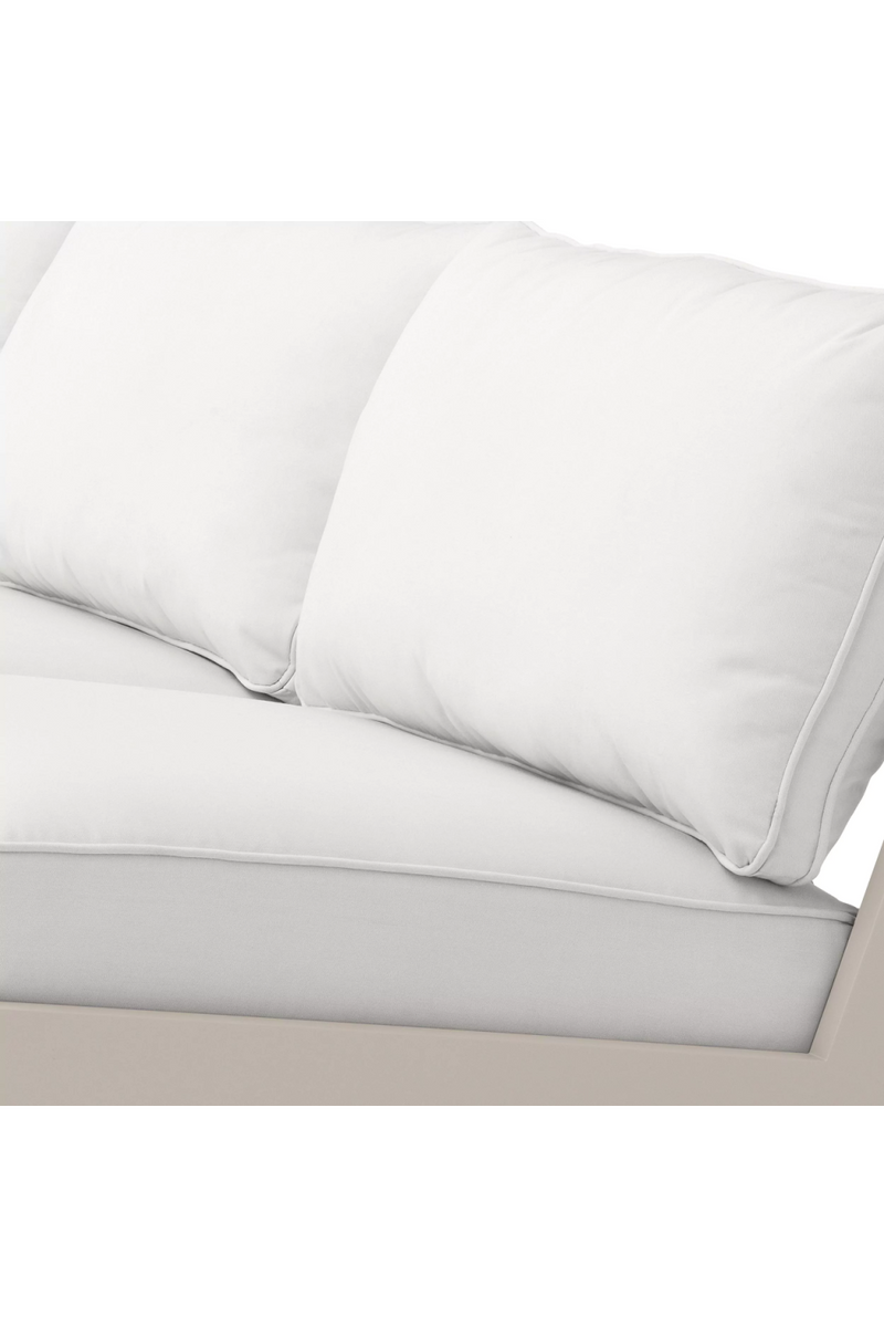 Sand Finish Cushioned Outdoor Sofa | Eichholtz Lomax | Oroatrade.com