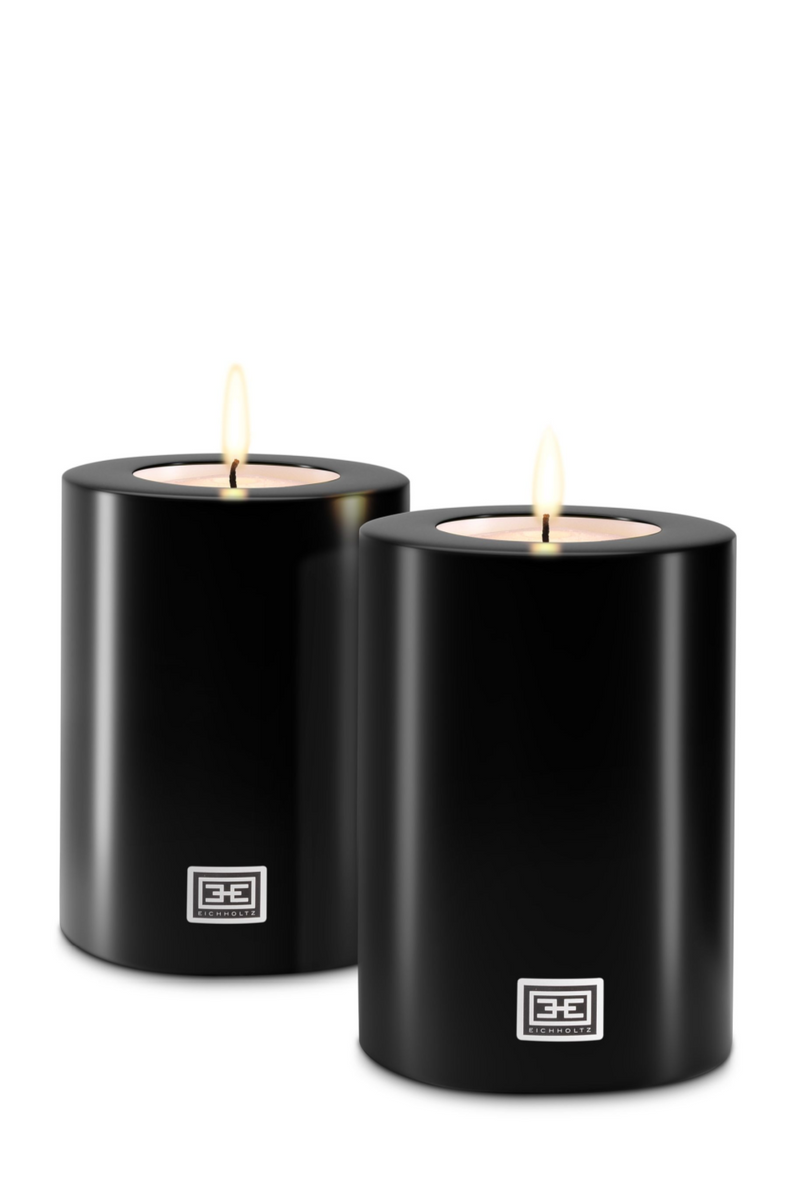 Black Artificial Candle Set (2) XS | Eichholtz | OROA TRADE