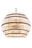 Tiered Glass Tubes Chandelier | Eichholtz Scottsdale | OROA TRADE
