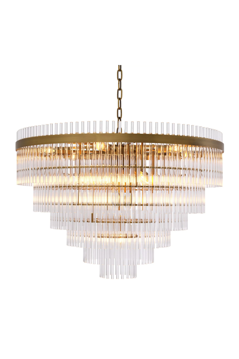 Cascading Glass Rods Chandelier | Eichholtz East | OROA TRADE