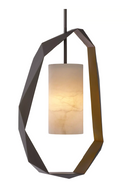 Metal Framed Alabaster Chandelier | Eichholtz Santos | OROA TRADE