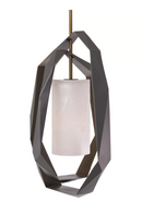 Metal Framed Alabaster Chandelier | Eichholtz Santos | OROA TRADE